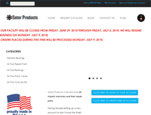 Tablet Screenshot of gatorproducts.com